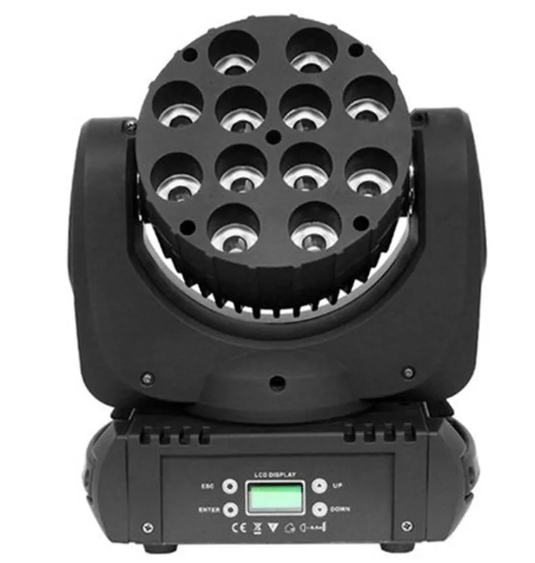 Горячая Распродажа Светодиодный луч движущаяся голова свет 12x12 Вт rgbw 4в1 цвет с