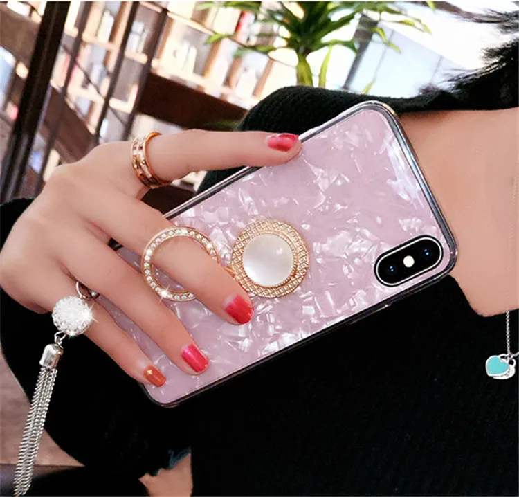 Модный чехол со стразами для телефона чехлы iPhone X 7 8 Plus 6 6s роскошные с холодными