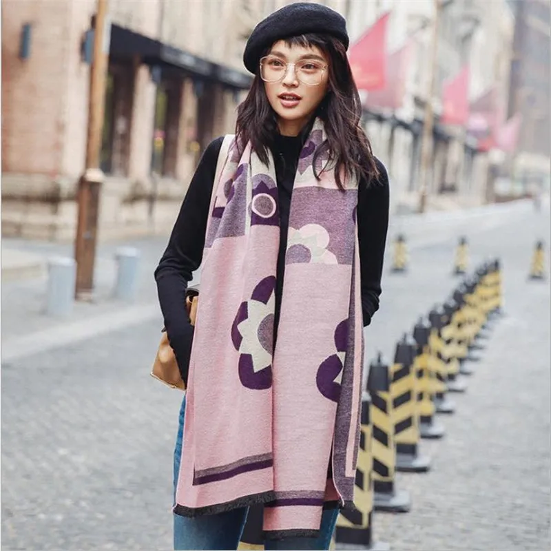 Для женщин пашмины платок на зиму и весну женские шарфы палантин шаль среднем