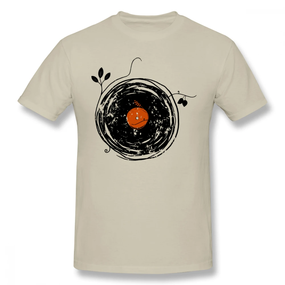 Enchanting Vinyl Records Vintage T-shirt For Men Plus Size 5XL 6XL Team Tshirt | Мужская одежда