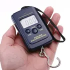 Весы карманные электронные, мини-весы с крючком для взвешивания багажа, 20-40 кг, ЖК-дисплей