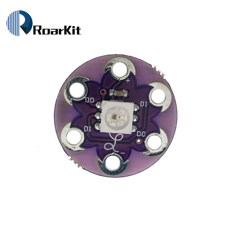 10 шт./лот Новая плата LilyPad Pixel WS2812 модуль для arduino | Электронные компоненты и
