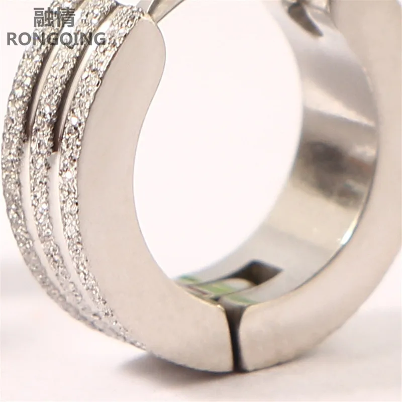 Круглые клипсы RONGQING 1 пара модные ювелирные изделия Прямая поставка с завода