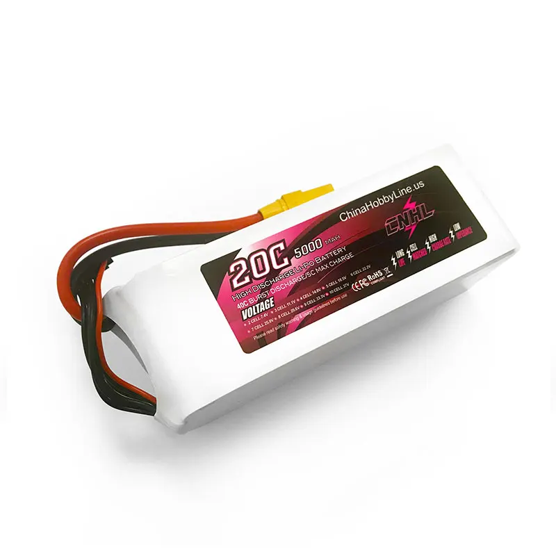 CNHL 5000 mAh 6 S 22 2 V 20C Lipo батарея|Детали и аксессуары| |