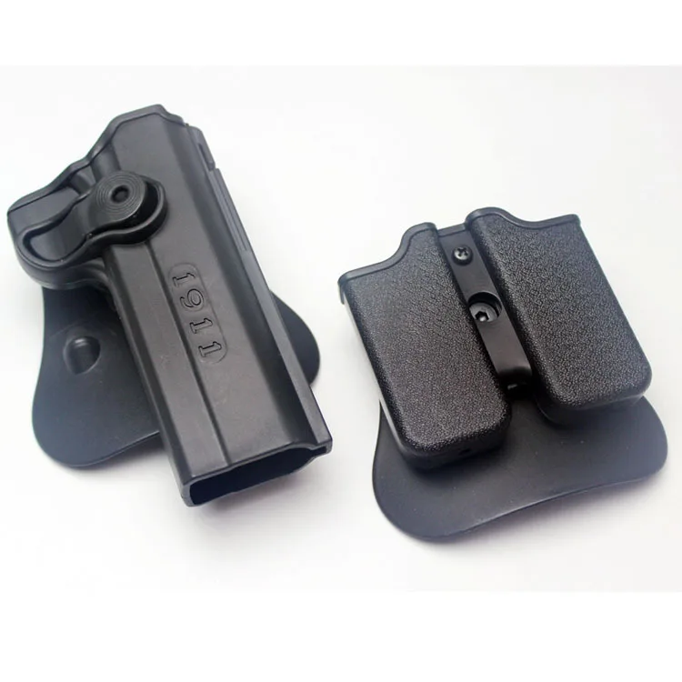 Тактическая Кобура Журнала Colt 1911 полимерное удержание Roto кобура и журнал для CQC IMI