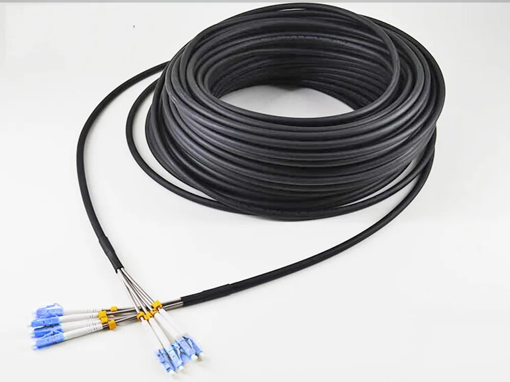FirstFiber LC UPC SM CPRI открытый 4 жильный FTTA патч кабель корд G652 базовая станция LSZH 25 м 50 100