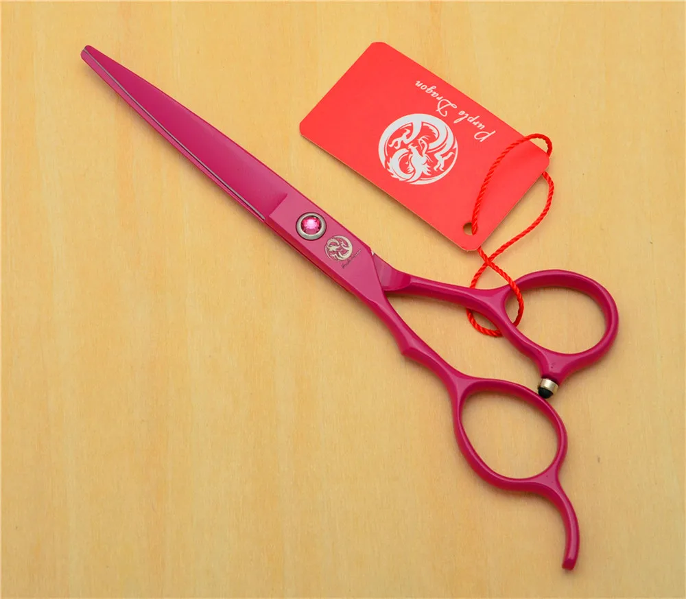 Профессиональные Парикмахерские ножницы Z8001 с левой ручкой 6 0 дюйма фиолетовый