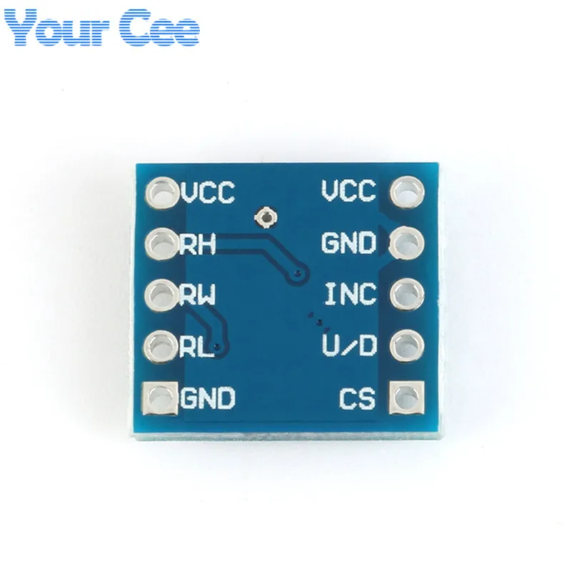Цифровой потенциометр X9C104 Модуль платы Arduino программируемый резистор для