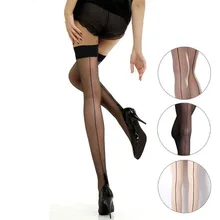 black Cuban Heel medias Women Girls Lady thigh high Stockings Sexy Stockings Sexy Style Lace Stockin