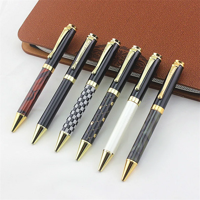 Роскошные качественные ручки jinhao 500 золотые деловые офисные средние шариковые