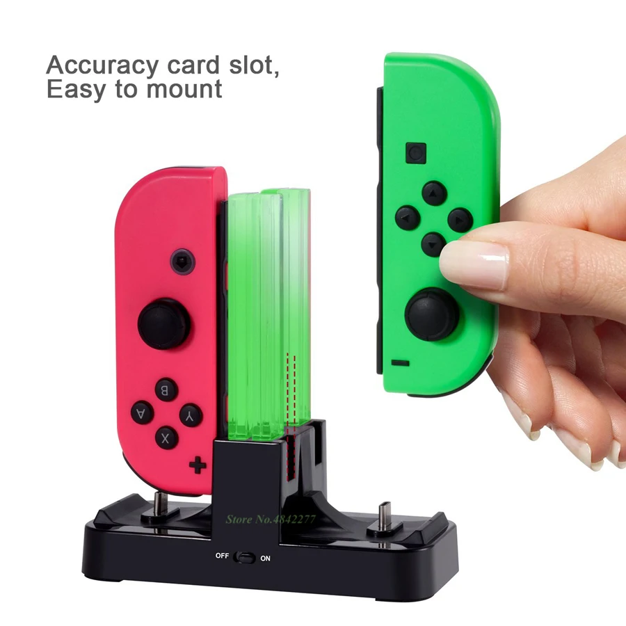 Зарядное устройство 4 Joy-con + 2 Pro док-станция для зарядки контроллера станция