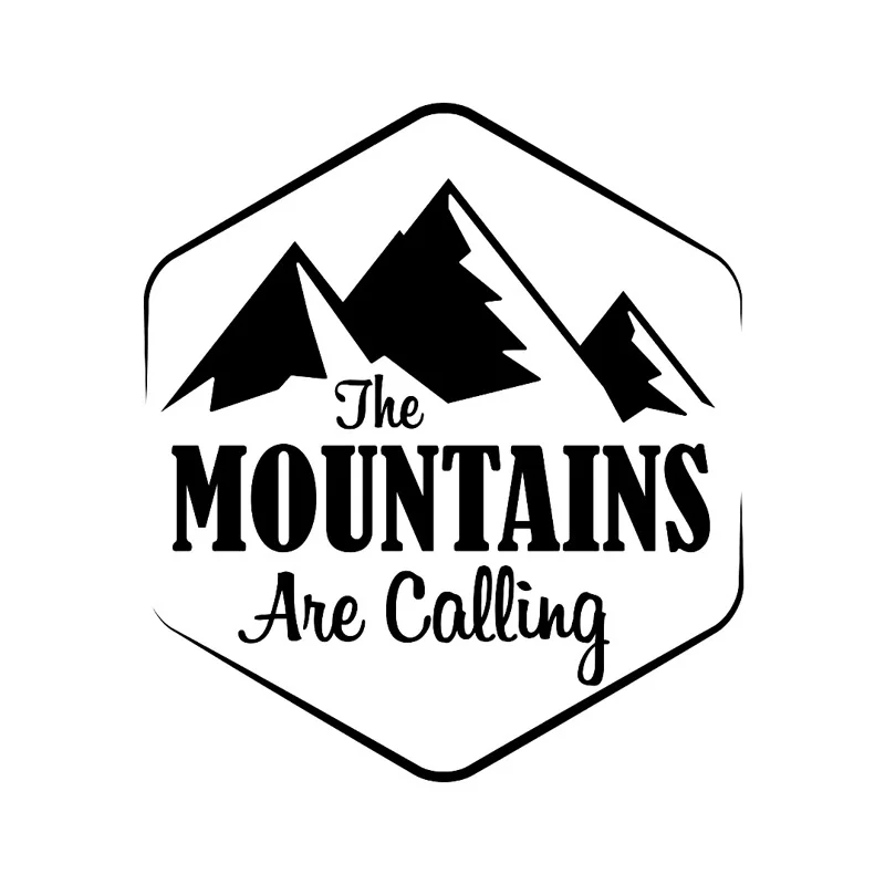 14 3 см * 15 8 изысканные виниловые наклейки на автомобиль с надписью Mountans стильные
