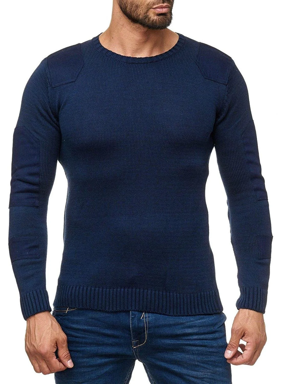 ZOGAA 2019 нашивка с рисунком свитер мужской s пуловер Топ класс Slim Fit Джемперы вязаный