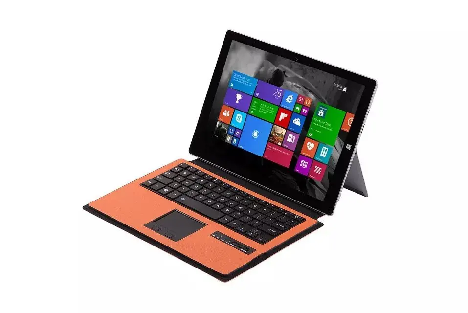 Беспроводной Bluetooth клавиатура чехол с сенсорной панелью для microsoft Surface Pro 3 12 2