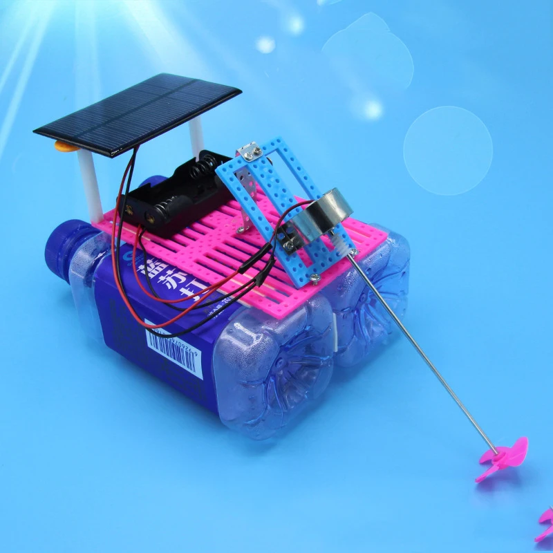 Nartor Diy солнечной энергии в собранном виде лодка творческий пластиковые научные