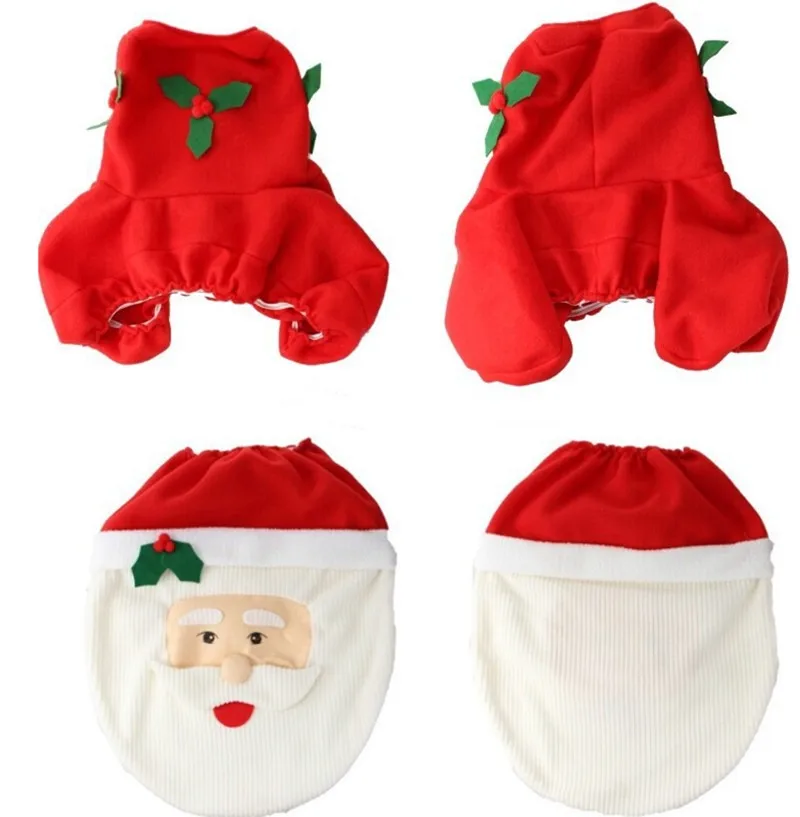 Рождественские украшения чехол на сиденье унитаза набор бумажных полотенец и