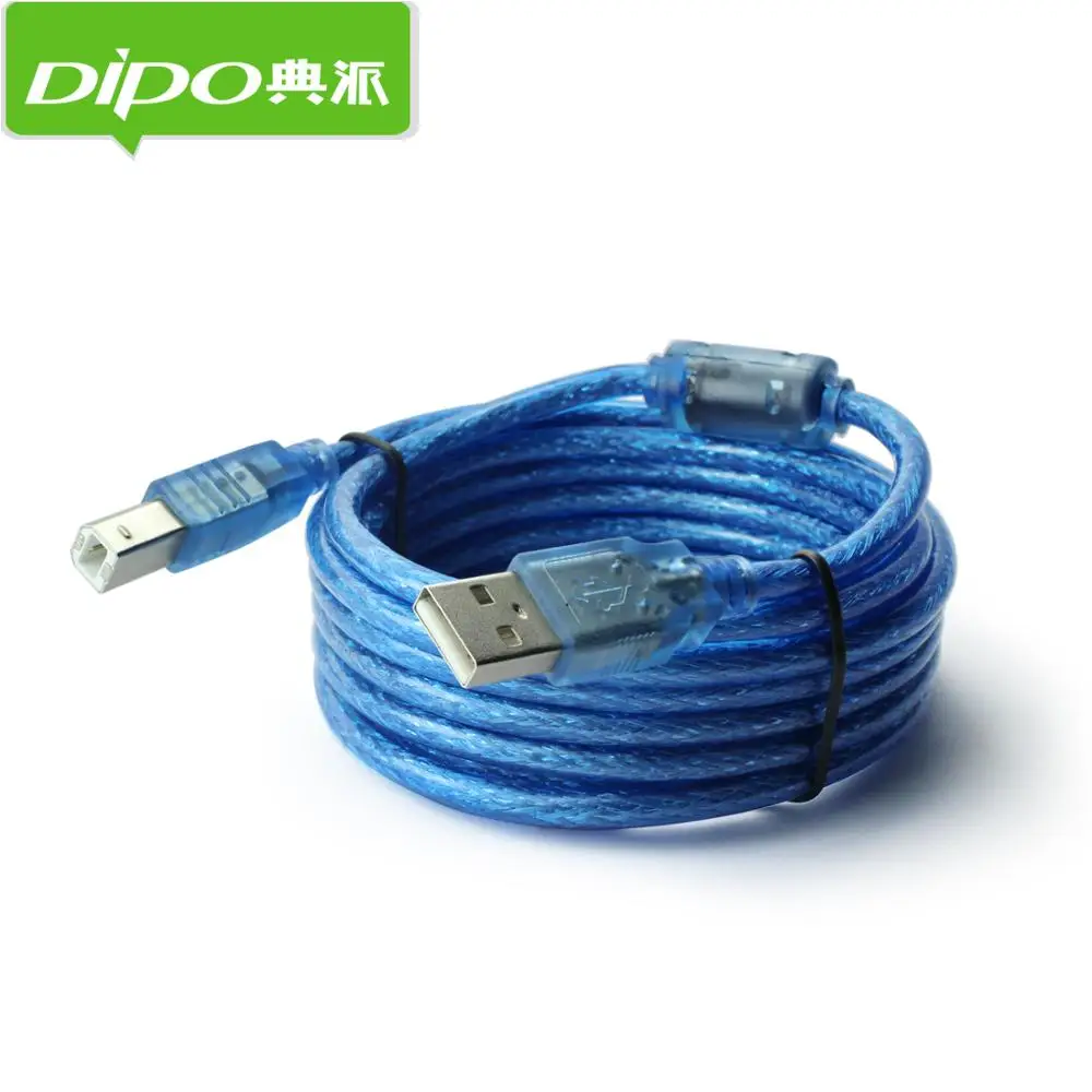 Высокоскоростной 2 0 usb кабель для принтера/usb A male to B прозрачный синий 1 5 м 3 м|usb printer