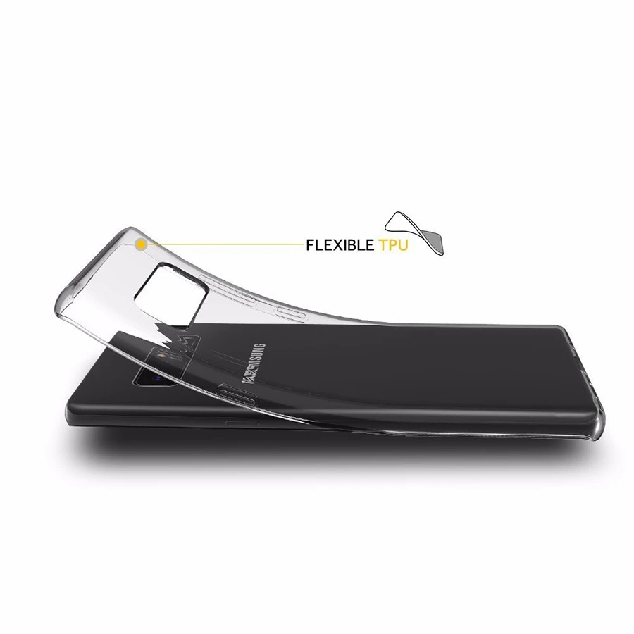 KLOVRRD Clear Soft TPU Case for Samsung Galaxy Note 8 Transparent Protective Cover Ultra thin Protection Note8 | Мобильные телефоны