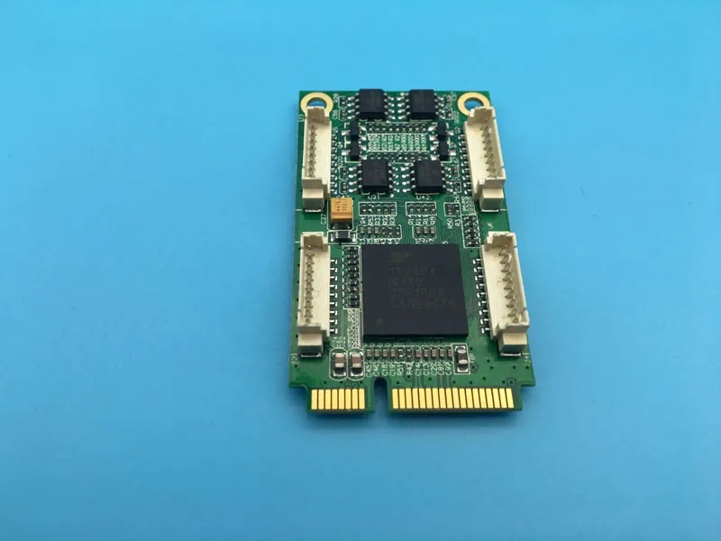 Мини PCI Express 4 Порты RS422 RS485 Контроллер промышленный Серийный адаптер DB9 контактный