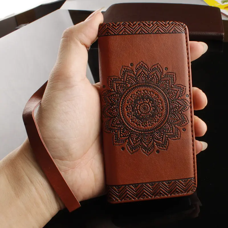 Brown DEEVOLPO кожаный чехол дурман тиснение Fundas для samsung Note8 S8Plus J730 J530 J330 J310 J510 J710 A3 A5 DP11Z - Цвет: Brown