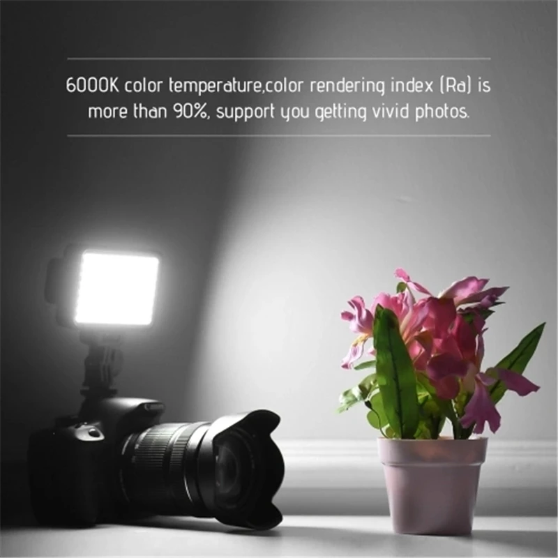 96/160 светодиодный фотографии наполнитель для DSLR Камера затемнения крепление