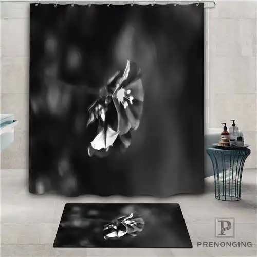 На заказ dramatic_black_and_white водостойкая занавеска для душа коврик дома ванной комнаты