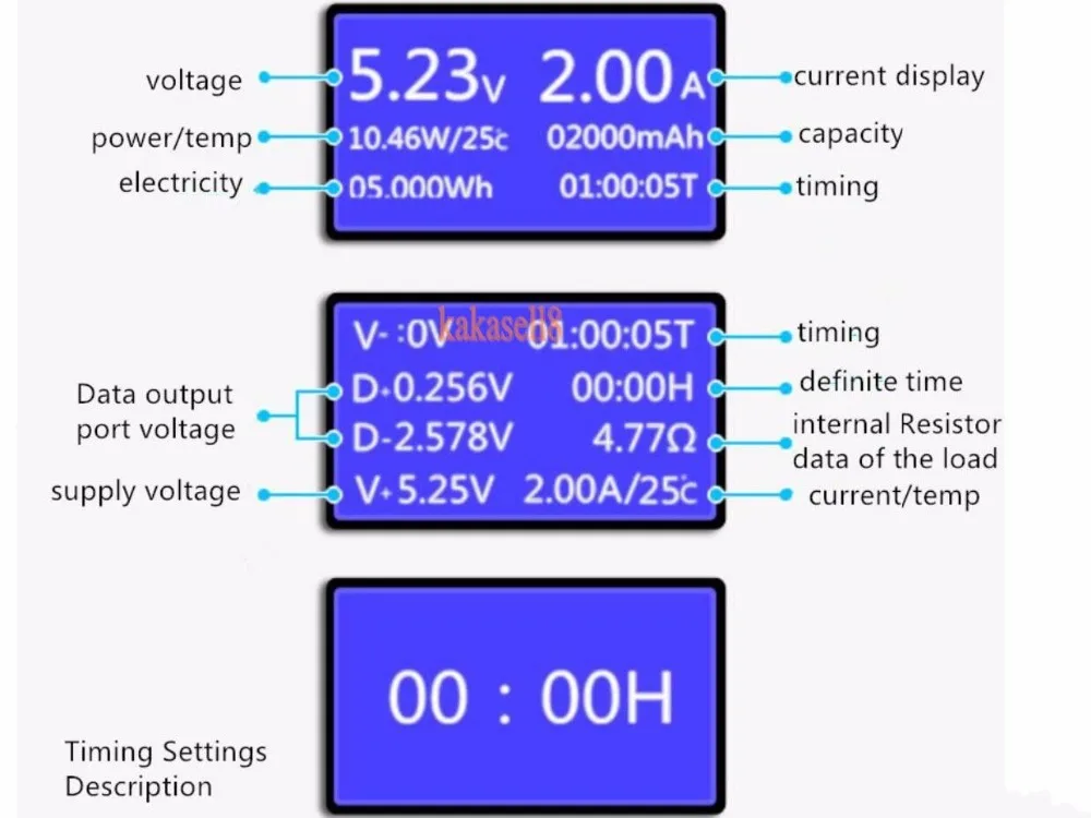 USB QC 2 0 3 ЖК дисплей зарядное устройство запасные аккумуляторы для телефонов