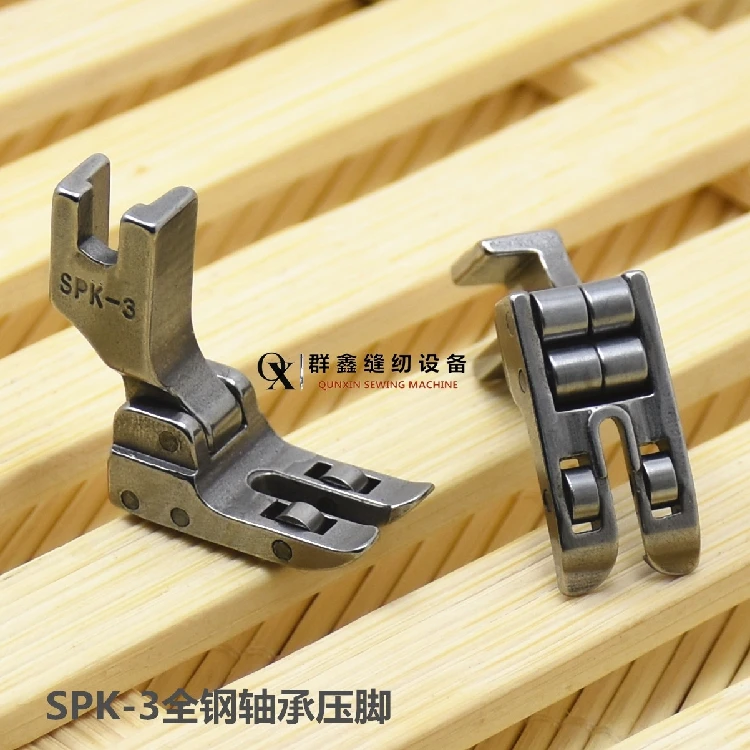 Промышленная швейная машина роликовая лапка с высоким хвостовиком ПВХ кожа для