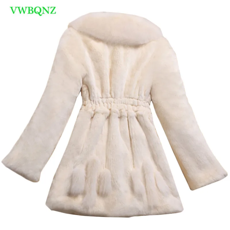 New Faux Fur Coat Plus size Women's Artificial Rex Rabbit Cape Jacket Female Overcoat Short Imitation Coats 6XL A772 | Женская