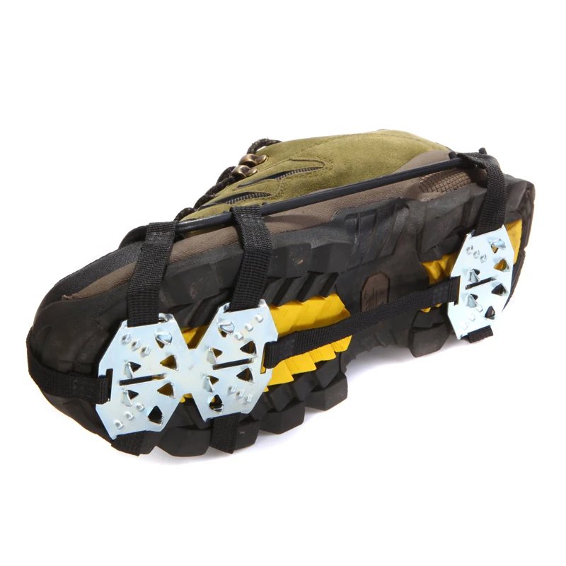 Новая пара из нержавеющей стали 24 зубца захват для льда уличный альпинизм туризм