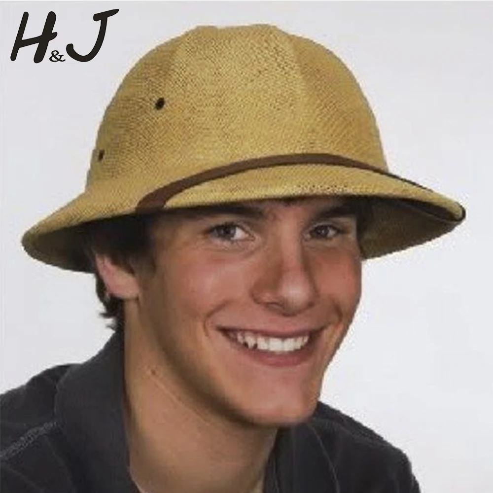 Новинка Toquilla соломенные шлемы для мужчин вьетнамская армейская шляпа Панама