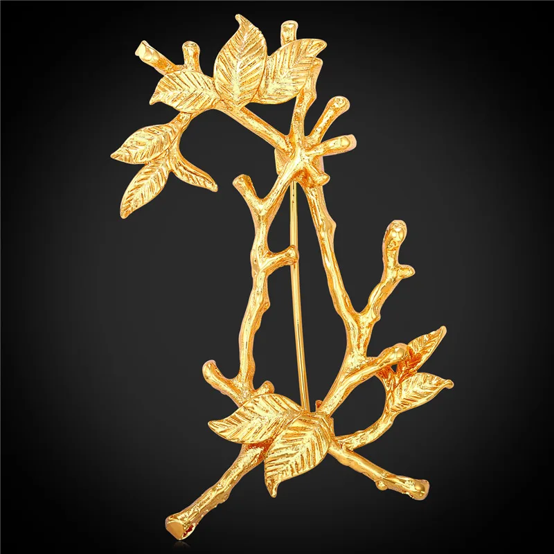 

Tree Brooch For Women/Men Jewelry Fashion 2016 New Gold Color Brooch Lapel Pin Broches Broche Vintage B1938