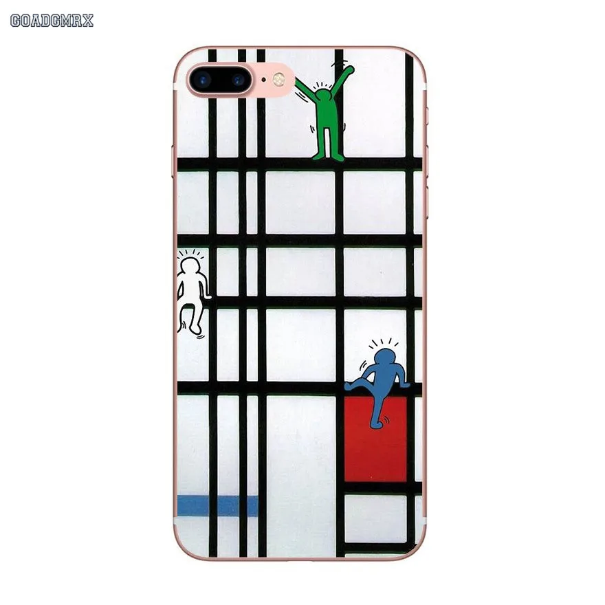 Soft Shell Covers Keith Haring Silicone For Xiaomi Redmi 3 3S 4 16G 32G 4A 4X Note 5 5A Pro Mi 4I 4C 5S 5X 6 6X Max 2 | Мобильные