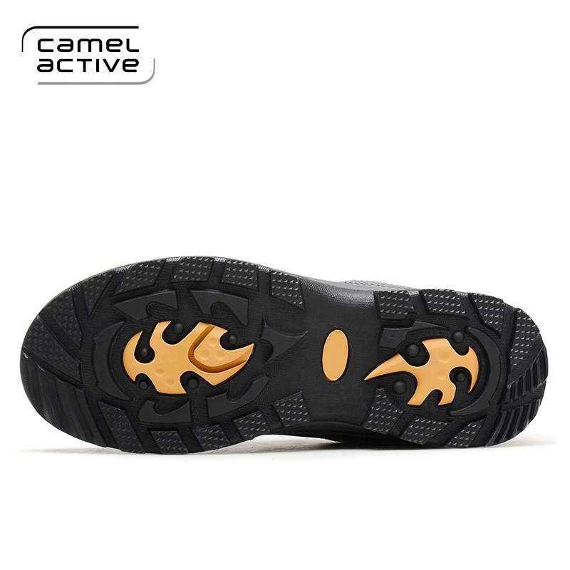 Мужские уличные туфли на шнуровке Camel Active коричневые повседневные из натуральной