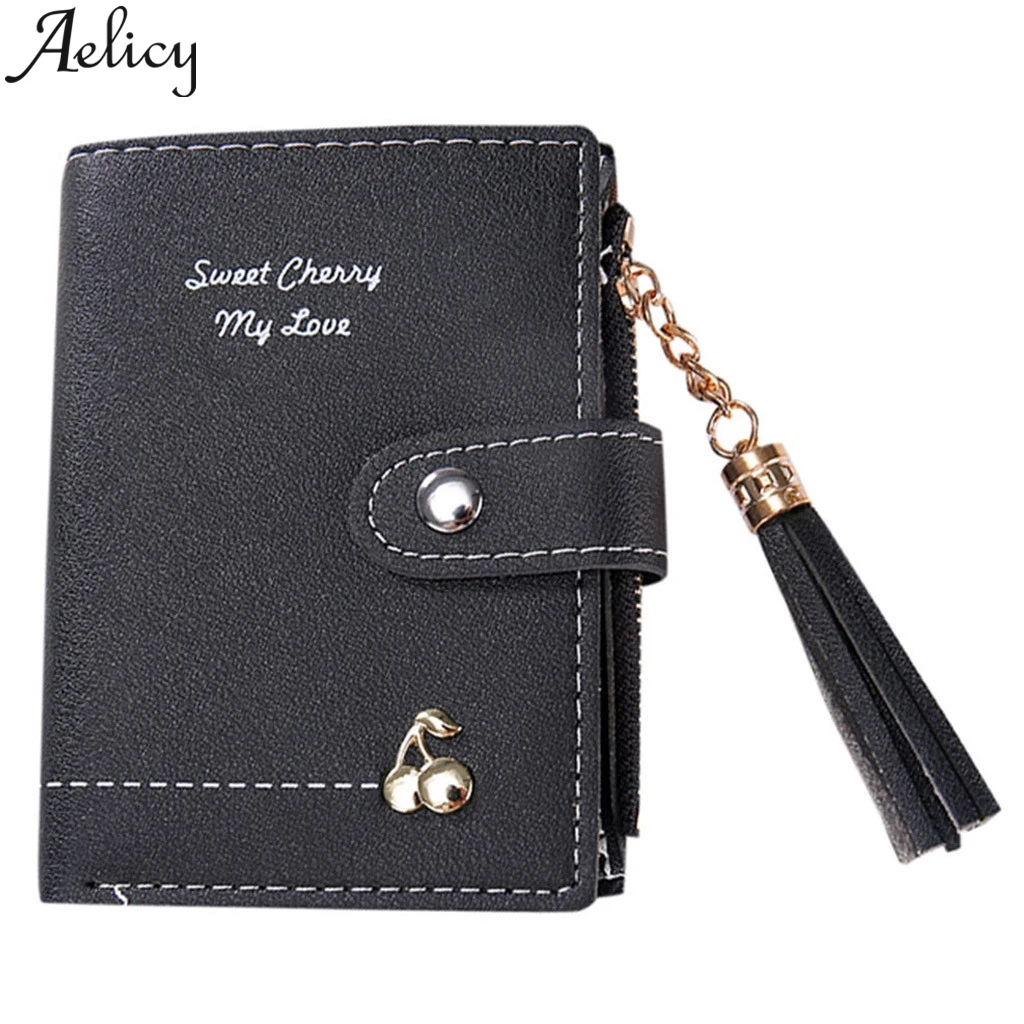 Aelicy модный мини кошелек с кисточками женские кошельки женский короткий для