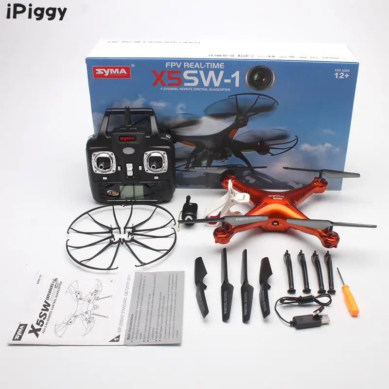 S RC вертолет Дроны с камерой Дрон Syma X5SW FPV Квадрокоптер 2 4G 6-AxiHD VS JJRC H31 H8 Mini | Игрушки