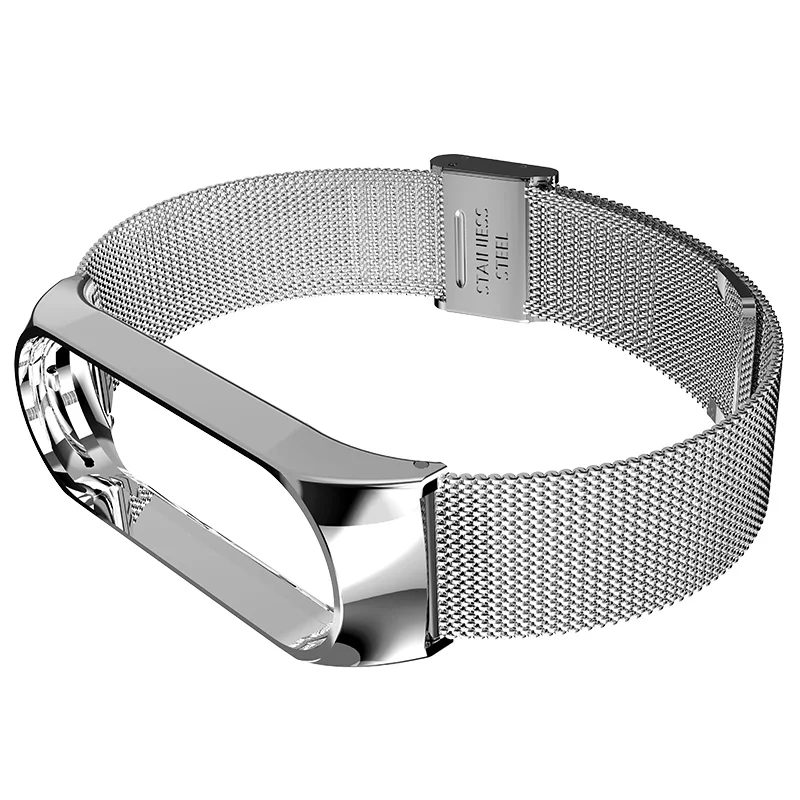 Браслет для Xiao mi Band 3 металлический браслет из нержавеющей стали Сменные