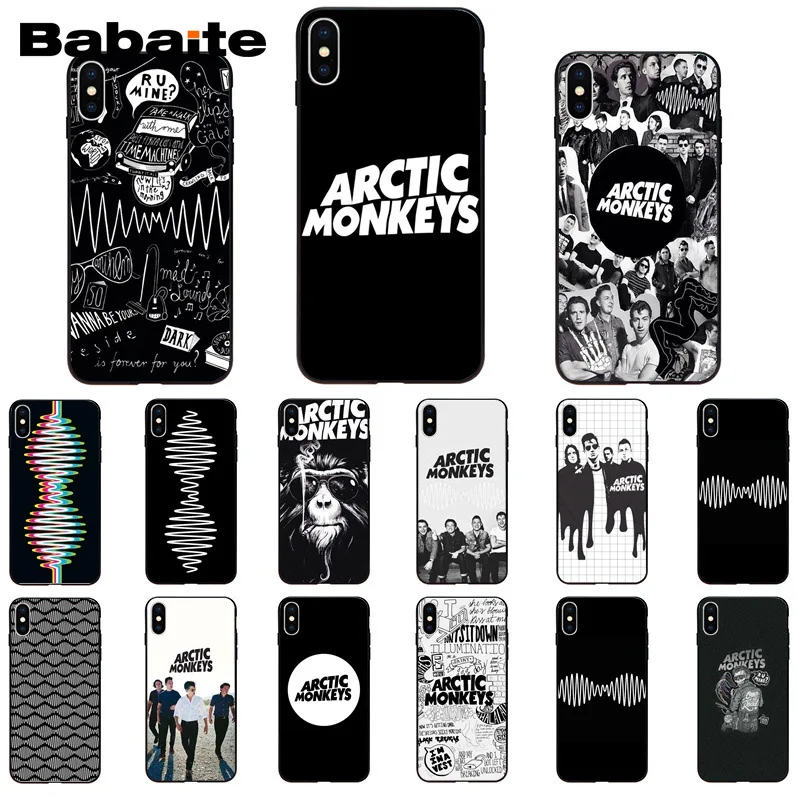 Babaite Arctic Monkeys черный ТПУ мягкий резиновый чехол для мобильного телефона iPhone 6S 6plus 7