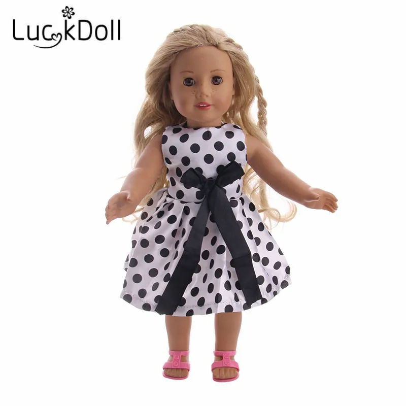 LUCKDOLL 3 вида стилей сандалии для 18 дюймовой кукольной обуви аксессуары