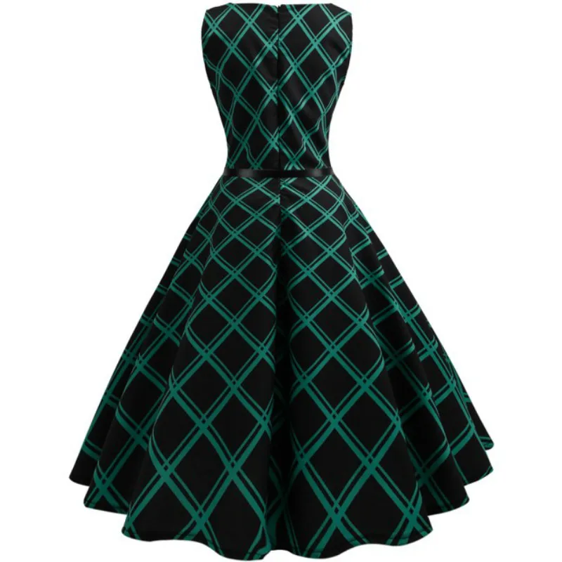2018 рокабилли Одри Хепберн Туника халат Повседневная одежда Vestidos 60s 50s винтажные