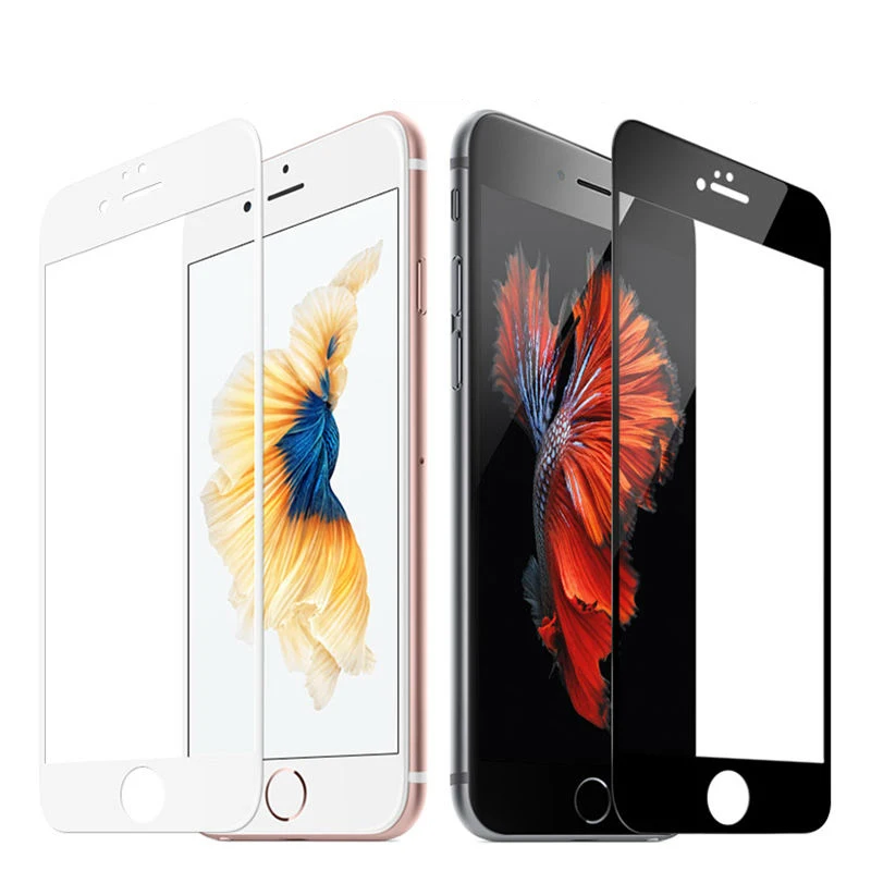 Защитное стекло закаленное 3D с закругленными краями для apple iphone 8 7 6plus | Мобильные