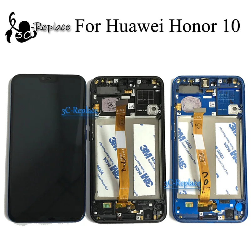 Оригинальный 5 8 дюймов для Huawei Honor 10 COL-L29 Полный ЖК-дисплей сенсорный экран