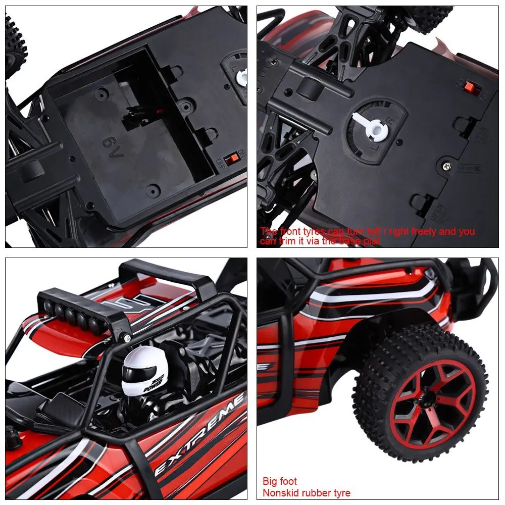 RC грузовик 1/18 масштаба Электрический 2 4 ГГц 4WD высокое Скорость багги игрушки