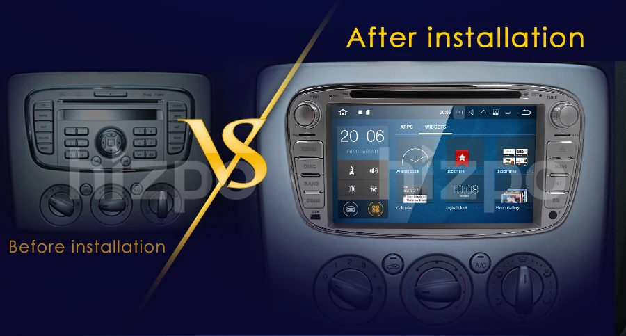 2Din Android 7 1 gps Авторадио dvd плеер автомобиля для Ford Focus 2 S C 2008 2011 Mondeo Fiesta galaxy