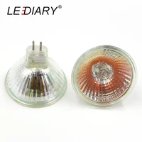 lediary 10pcs dimmable mr16 jcdr gu5 3 halogen spot light 12v220v 3550w high lumens halogen bulb cup shape lamp clear glass