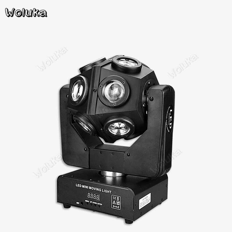 12 шт. мини движущийся головной Луч светодиодный свет стробоскоп сценический ing ktv