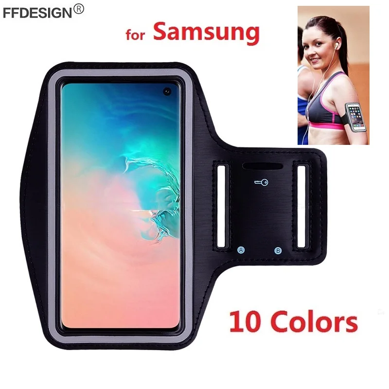 Спортивные для бега браслет контейнер сумка чехол телефона на руку samsung Galaxy S10 S9 S8