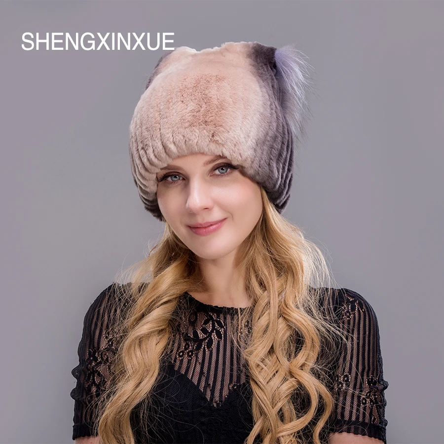 Женская шапка JIQIUZHANXUEFEI зимняя из натурального меха норки зима 2019|hats children winter|hat