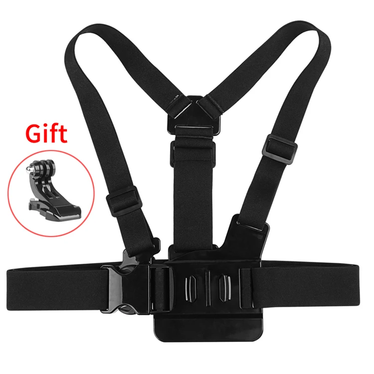 Chest Strap 1 Регулируемый нагрудный ремень для камеры GoPro Hero 8 7 5 Black 4 Sjcam Xiaomi Yi 4K Eken Go Pro Hero аксессуар - Цвет: Chest Strap 1