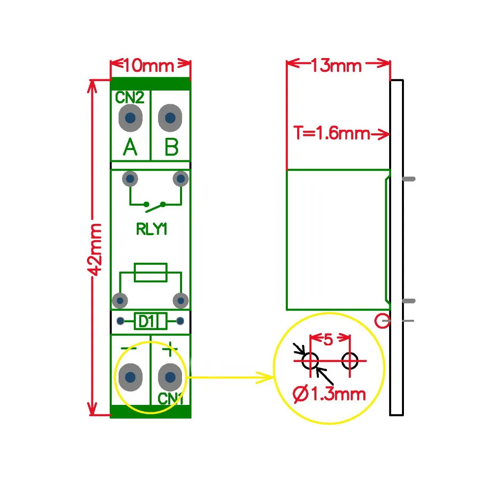 Электроника салон 6 шт. 3VDC SPST NO 5A/250V Мощность релейный модуль приемника.